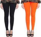 Churidar  Western Wear Legging BLACK,ORANGE